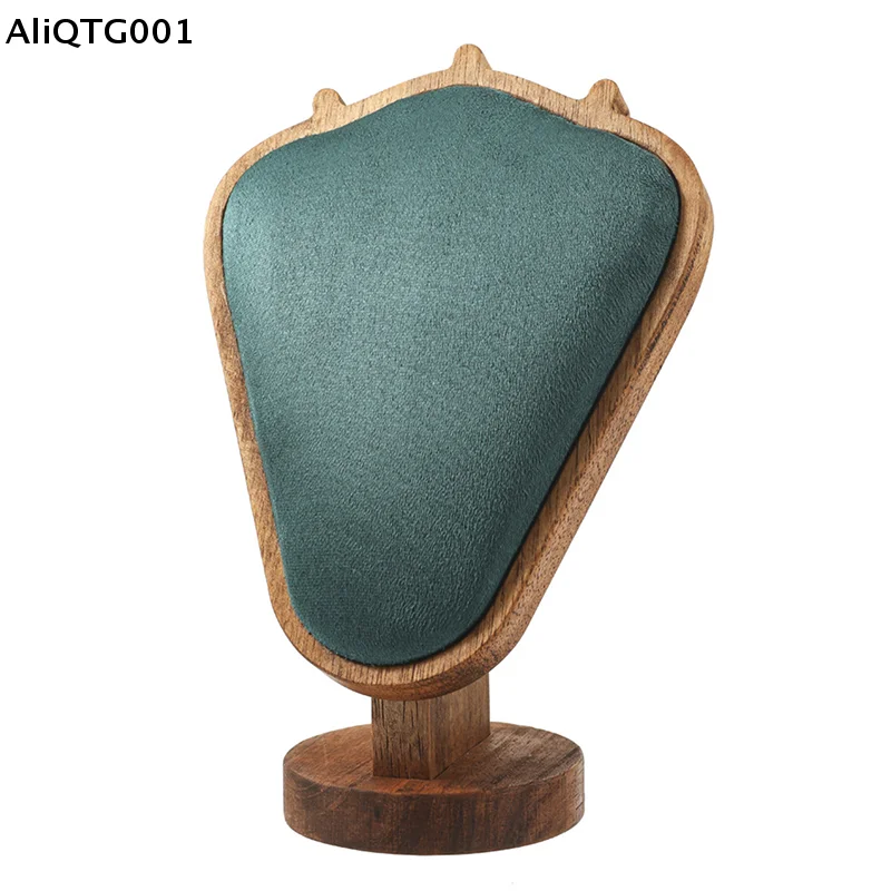 

Деревянная стойка для ювелирных изделий - подставка для хранения кулона, ожерелья, браслета, серег, кольца - держатель для витрины ювелирных изделий