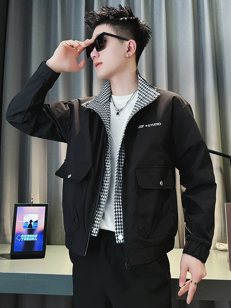 

Мужская ветрозащитная куртка с воротником-стойкой Pierre Cardin, свободная посадка Sli Haome, рабочая одежда, весна-осень, новое поступление