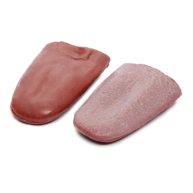 Simulated Fake Steel Needle Tongue Piercing Prop Funny Prank Toy For Halloween April Fool Party Magic Performance Supplies