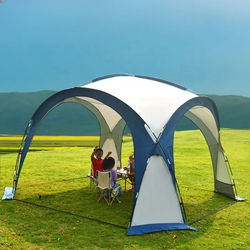 خيمة مظلة مثمنة من الشركة المصنعة المباشرة، شاشة كبيرة للتخييم في الهواء الطلق، جناح قبة للأنشطة الخارجية #6