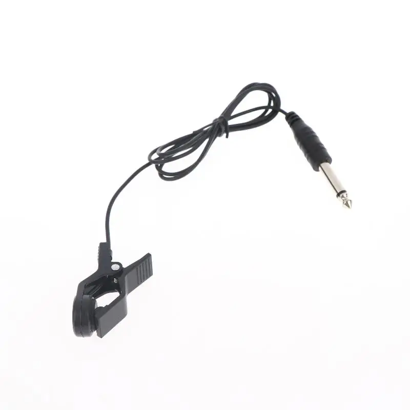 100/250cm Clip On Piezo Pickup Microphone Jack for Acoustic String Instruments Universal Fit for Rehearsal Recording