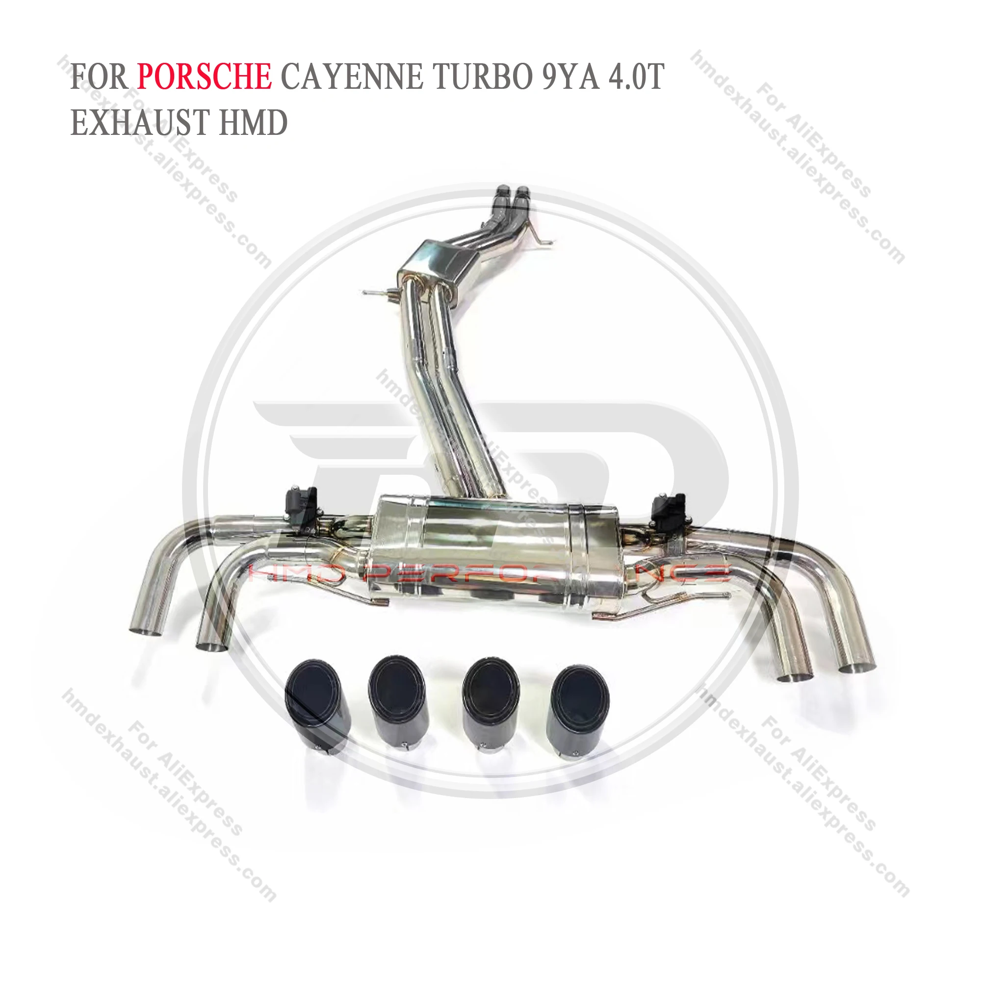 

HMD Exhaust System Stainless Steel Performance Catback for Porsche Cayenne Turbo 9YA 4.0T 2018+ Muffler With Valve