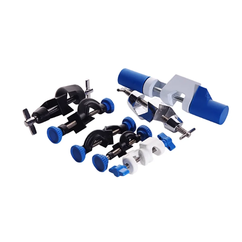 

Cross fixed clamp large laboratory zinc alloy aluminum double top wire flask clamp three-claw clamp