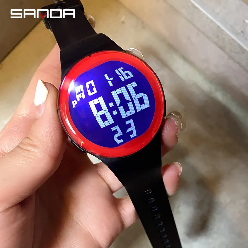 Big Numbers Easy to Read 5ATM Water Resistant Men Digital Watch Outdoor Sport