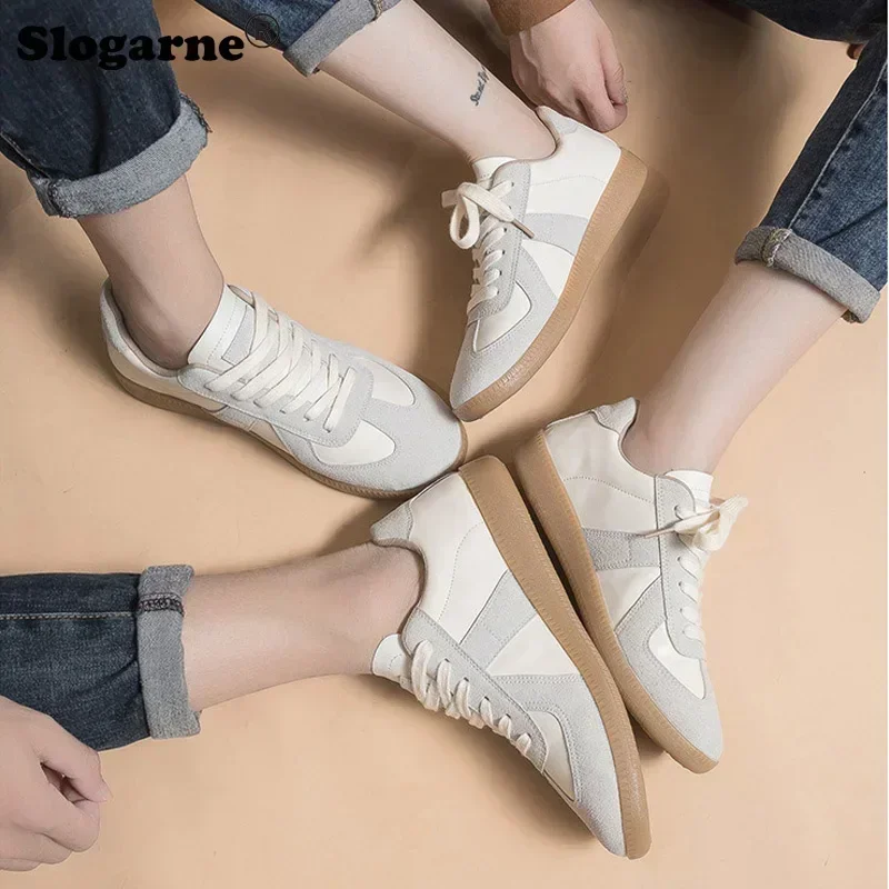 Women Sneakers Men Casual Sports Shoes Unisex 2024 Couples Autumn Suede Leather Kids Casual Sneakers Children Classic Flat Shoes