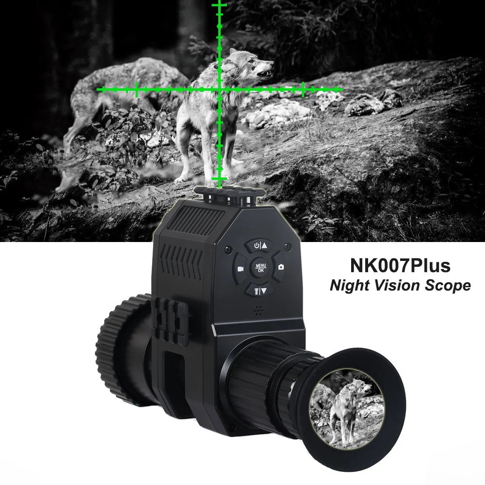 Megaorei Digital Night Vision Scope Monocular 200-400M Travel Infrared Camera Support Photo Video Recording Multiple Language