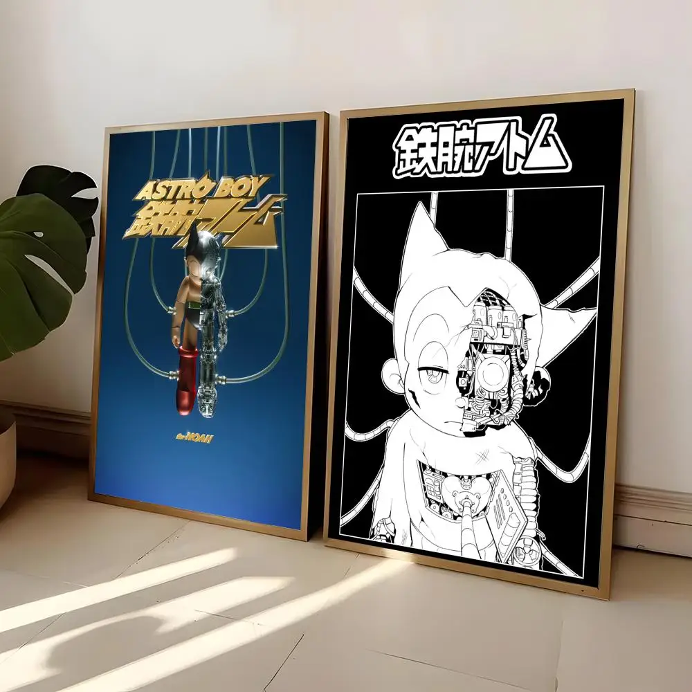 A-Astro Boy Painting Calligraphy Frameless Poster Canvas Painting Wall Prints Picture For Living Room Home Decor