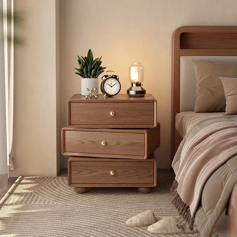 

Wood Bedside Tables Nightstands Bedroom Luxury Storage Cabinet Nightstands Italian Design Home Furniture Table De Chevet LLNS