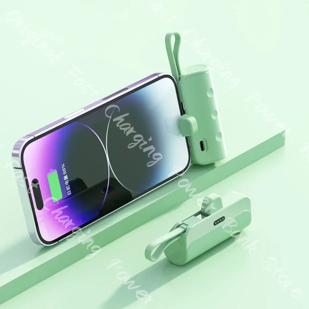 แบตเตอรี่สำรอง Xiaomi Pocket 10000mAh ขนาดกะทัดรัด พกพาสะดวก ชาร์จเร็วสำหรับ iPhone