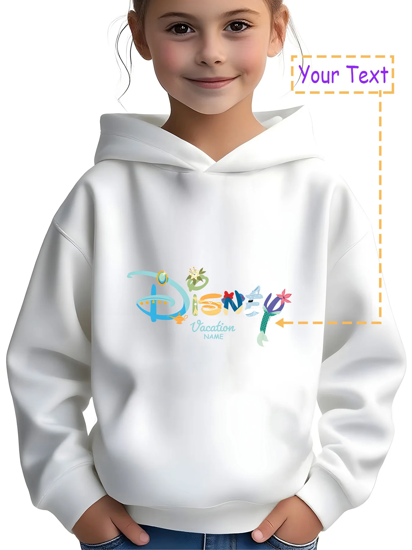 سترة بغطاء للرأس للأطفال من سلسلة عطلة ديزني من مينيسو - موضوع عطلة ديزني الخيالي، يجب اقتناؤه للرحلات العائلية والمنتزه الخيالي #2