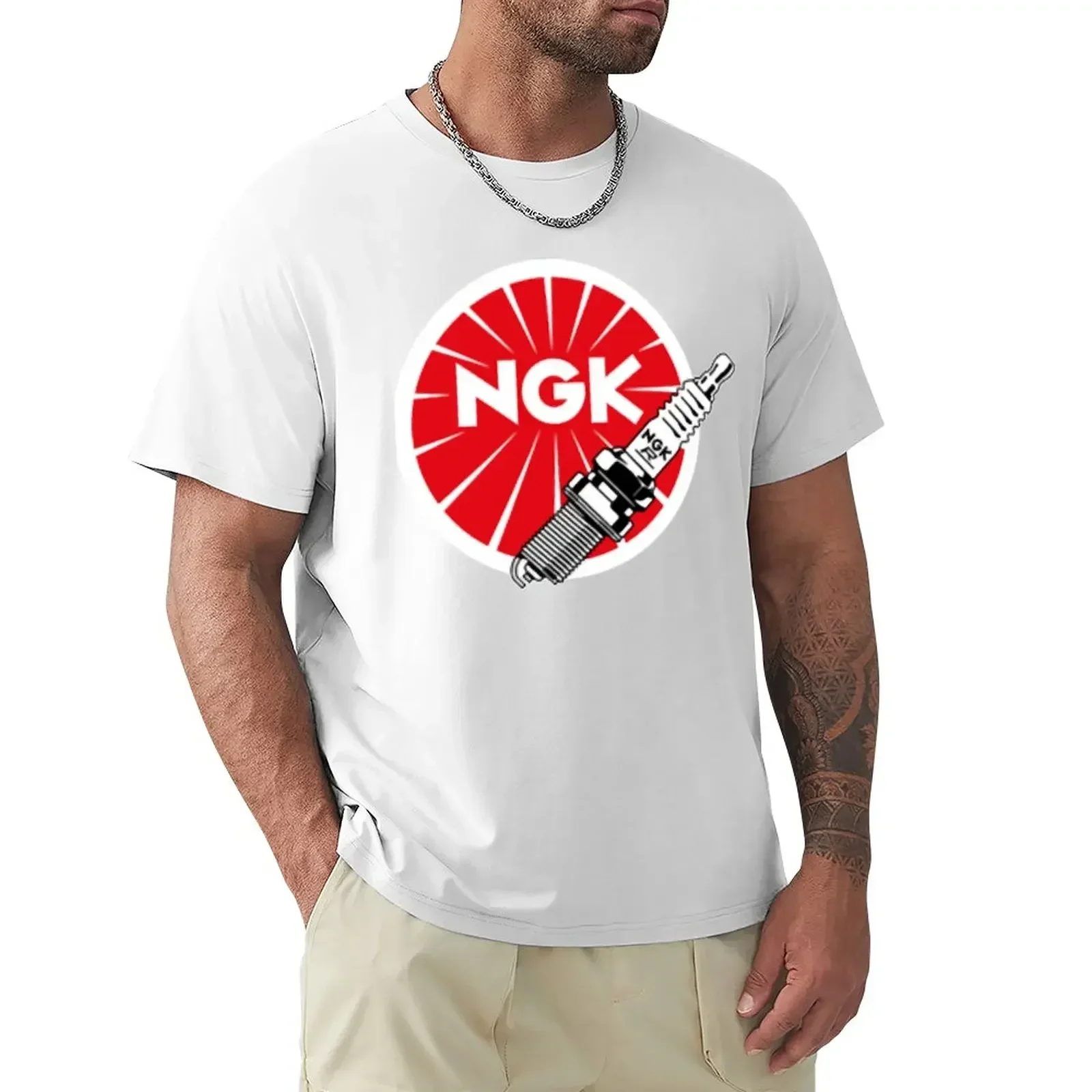 

summer top animal prinfor boys mens graphic t-shirts pack JDM Spark Plugs,NGK Racing T-Shirt.png T-Shirt New Arrival