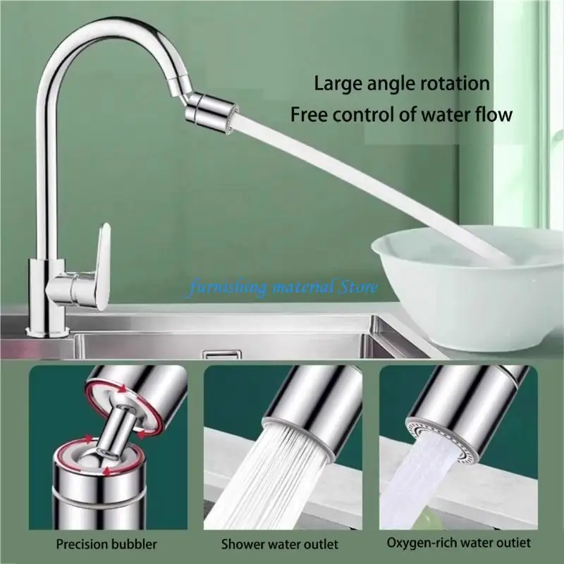 

Y5GD Configuration Faucet Adapters 360 Degrees Swivels Functionality Operations Water Conservation Assembly Zincs Alloys
