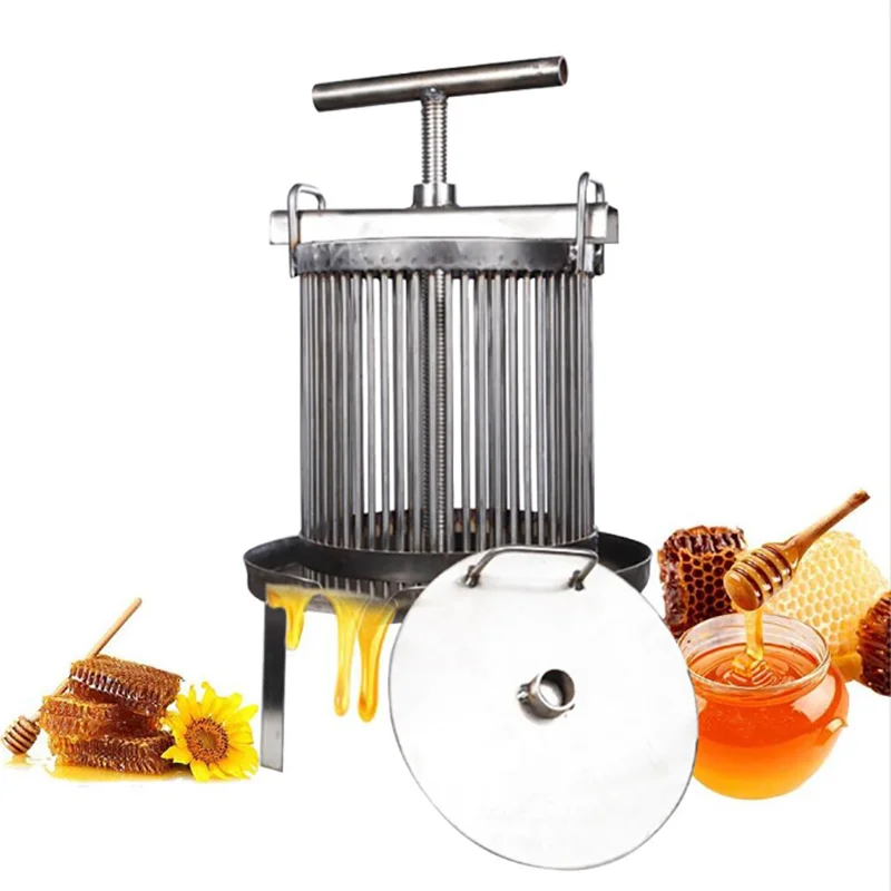 Beekeeping Equipment Manual Honey Wax Press Machine Stainless Steel Honey Presser Extractor