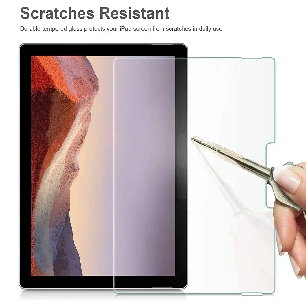 Закаленное стекло для Microsoft Surface Pro 4 5 6 7 12,3 дюймов, Защитная пленка для планшета Surface Pro 4 5 6 7 12,3