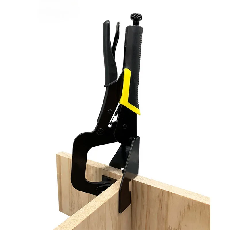 Woodworking T-Clamp Handheld Right Angle Clamp 90 Degree Right Angle Corner Clamp for Quick Clip Corner Clip Hand Tool