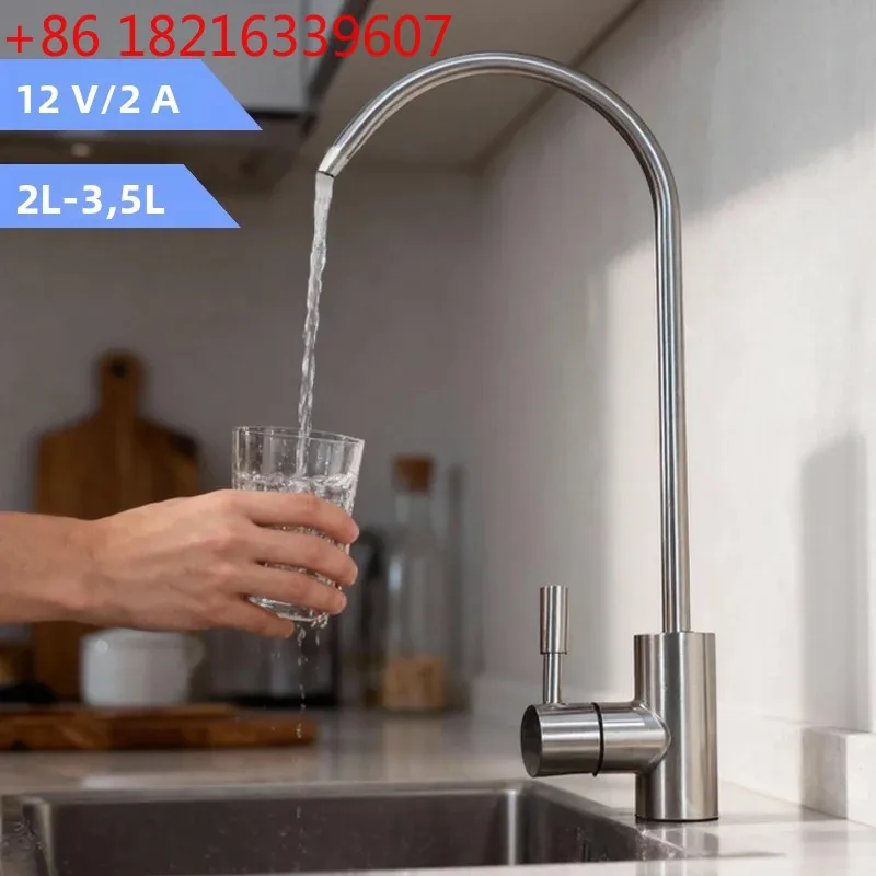 

TAO Automatic 12V Electric Water Pump 2L/3.5L Min Faucet Booster Pump with Auto Start Stop Function for RV Kitchen Sink Water Sy