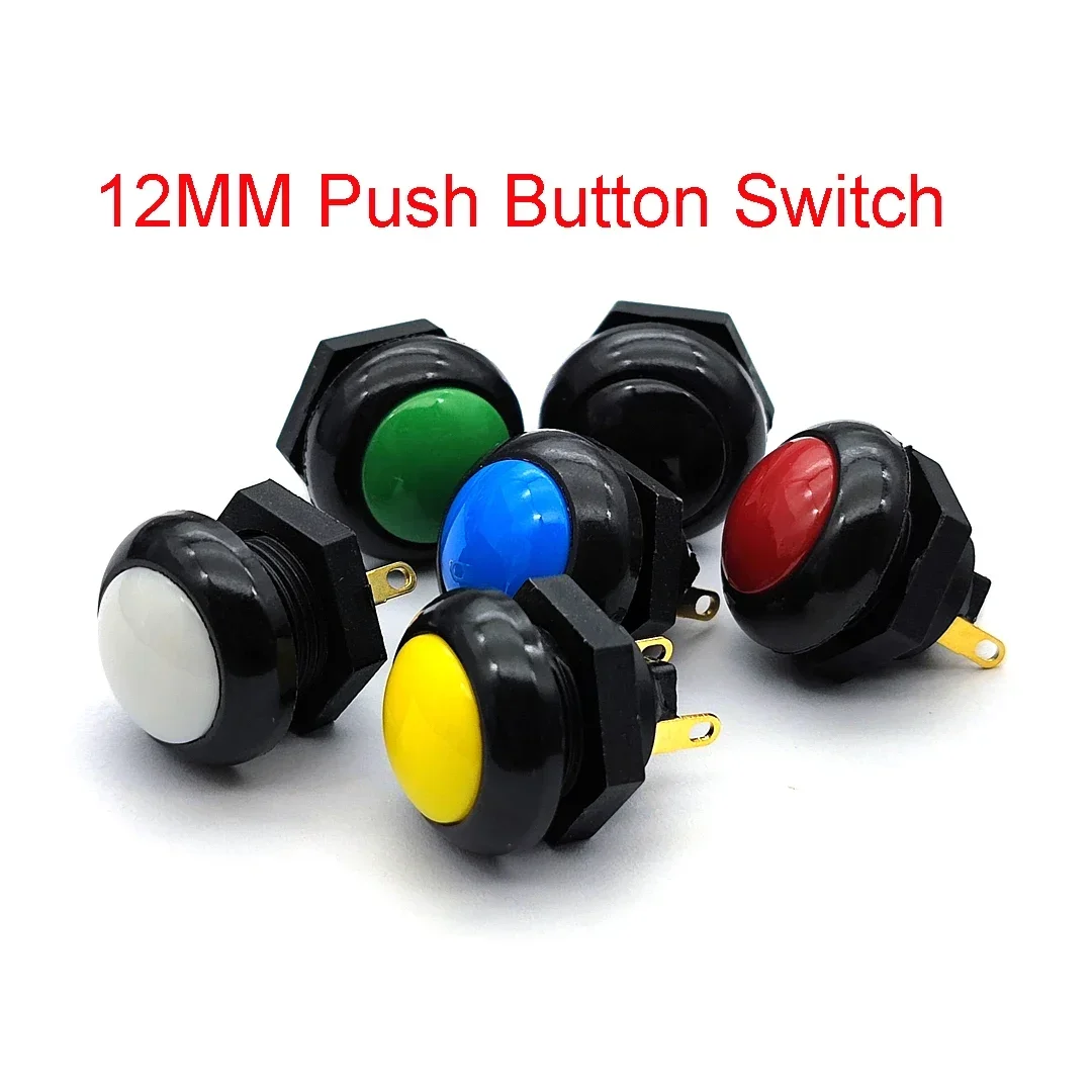 0 T T0 P9-21649 IP68 12MM Plastic Waterproof Button Button Round Switch Reset Switch