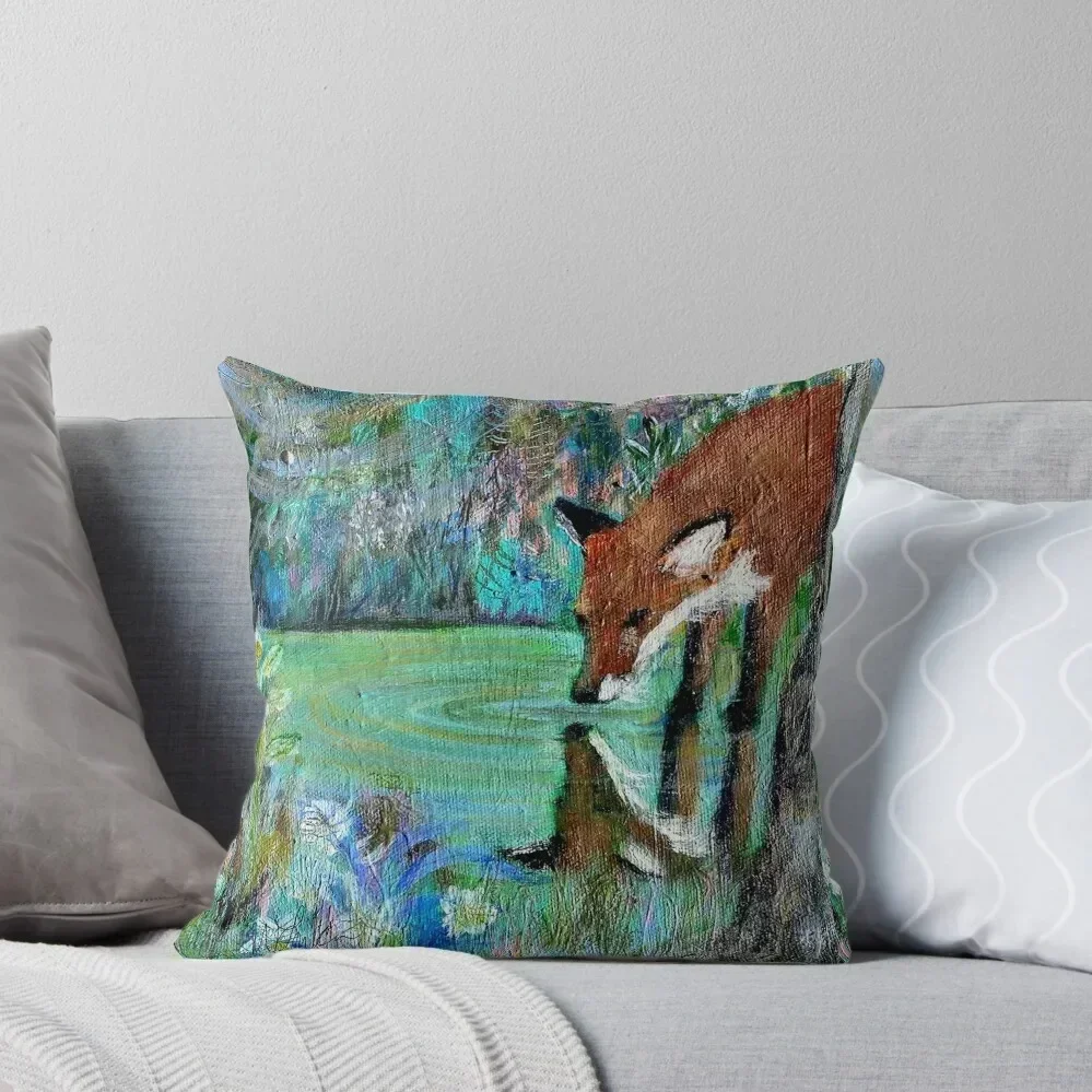 

Reflection in the Woods Throw Pillow Luxury Pillow Case autumn decoration pillow
