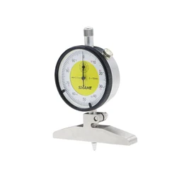 SHAHE Harden Alloy Dial Indicaor Dial Depth Gage 0-10mm Depth Indicator Dial Depth Gauge