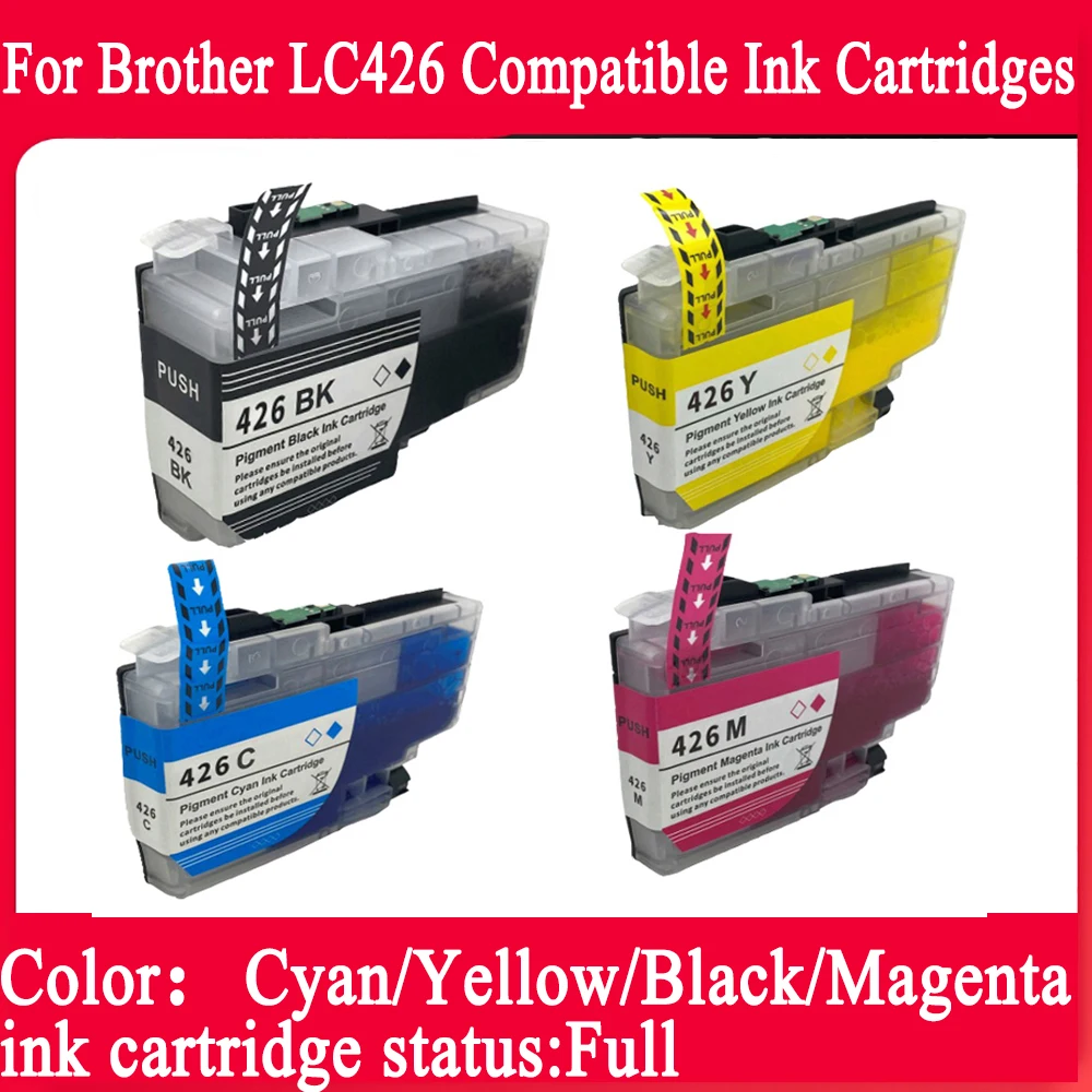 

Совместимые картриджи для Brother LC426 для принтеров Brother LC426 MFC-J4335DW 4535DW J4540DW J4340DW, полный картридж lc426
