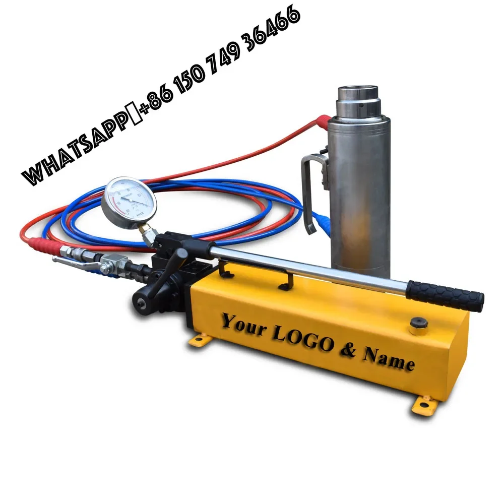 700 bar Manual Oil Transfer Pump Hand Operated Oil Pump Portable Hydraulic Power Pack Unit Station