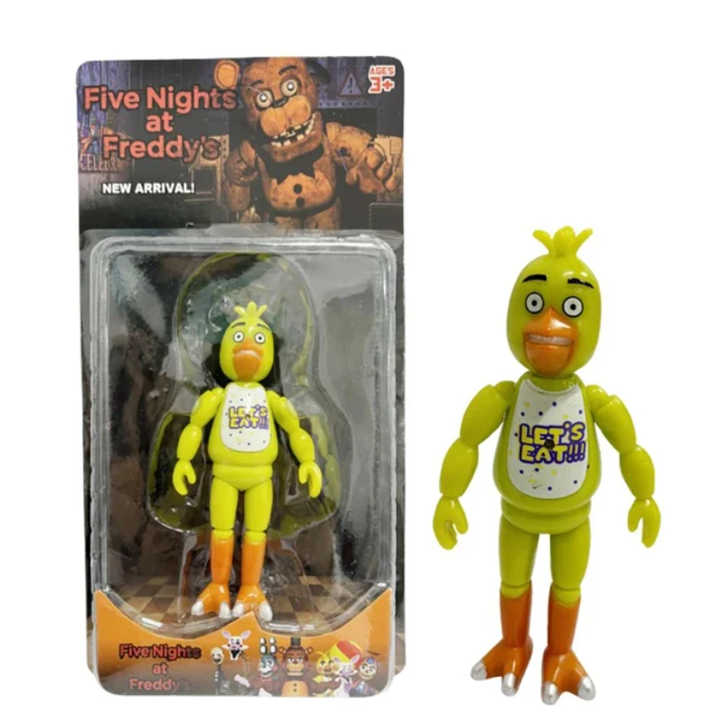 15cm FNAF Figures Freddy Bonnie Foxy Chica Fazbear Bear Action Figure PVC Collection Nightmare Fredbear Balloon Boy Dolls Model