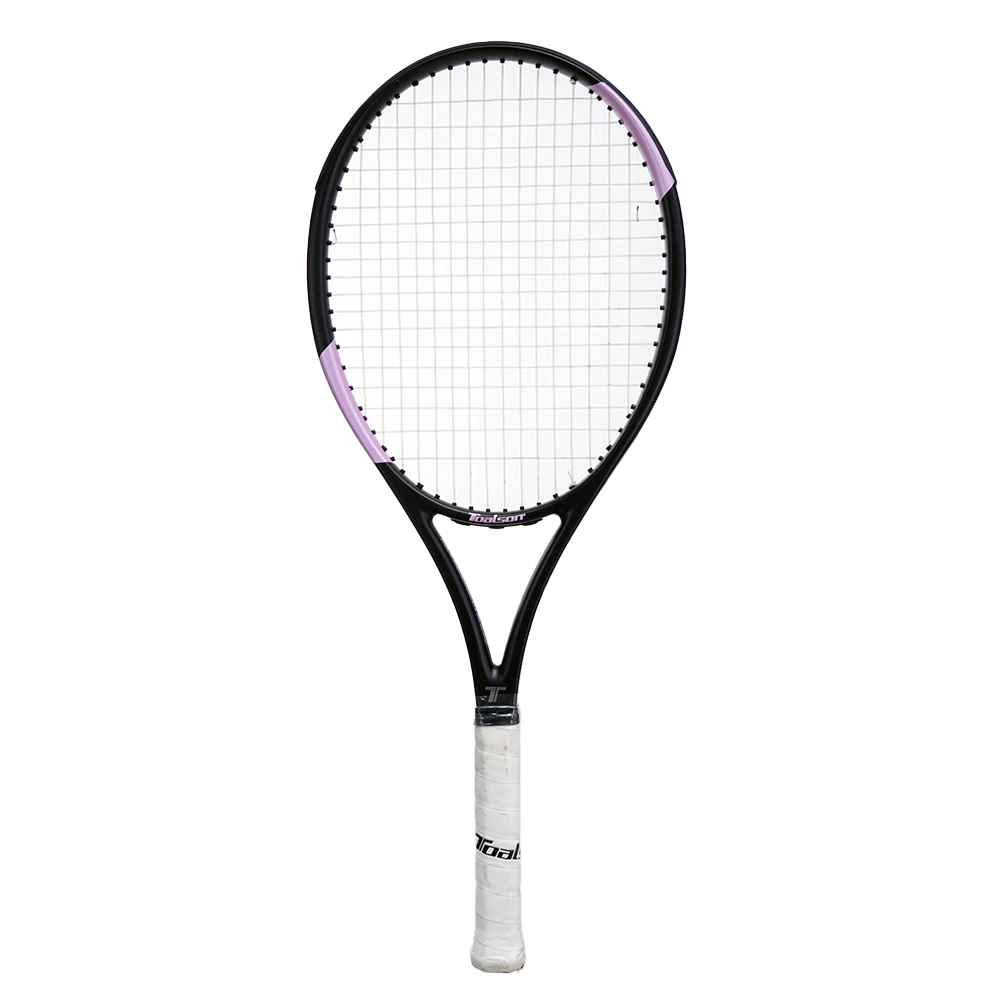 ToalsonTennis Racket Shockproof Carbon Fiber Tennis Racquet Light-Weight Fast Control Tennis Padel Professional tiger hot G2#