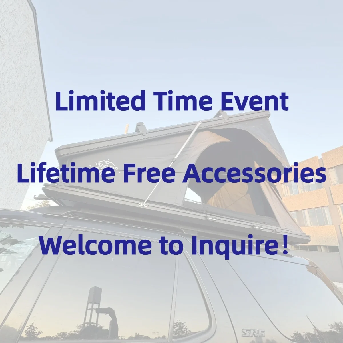 

STLFFactory Price Aluminum RTT Roof Top Tent Box for Car Hard Shell Roof Top Tent Camping Clamshell Triangle Car Rooftop Tent