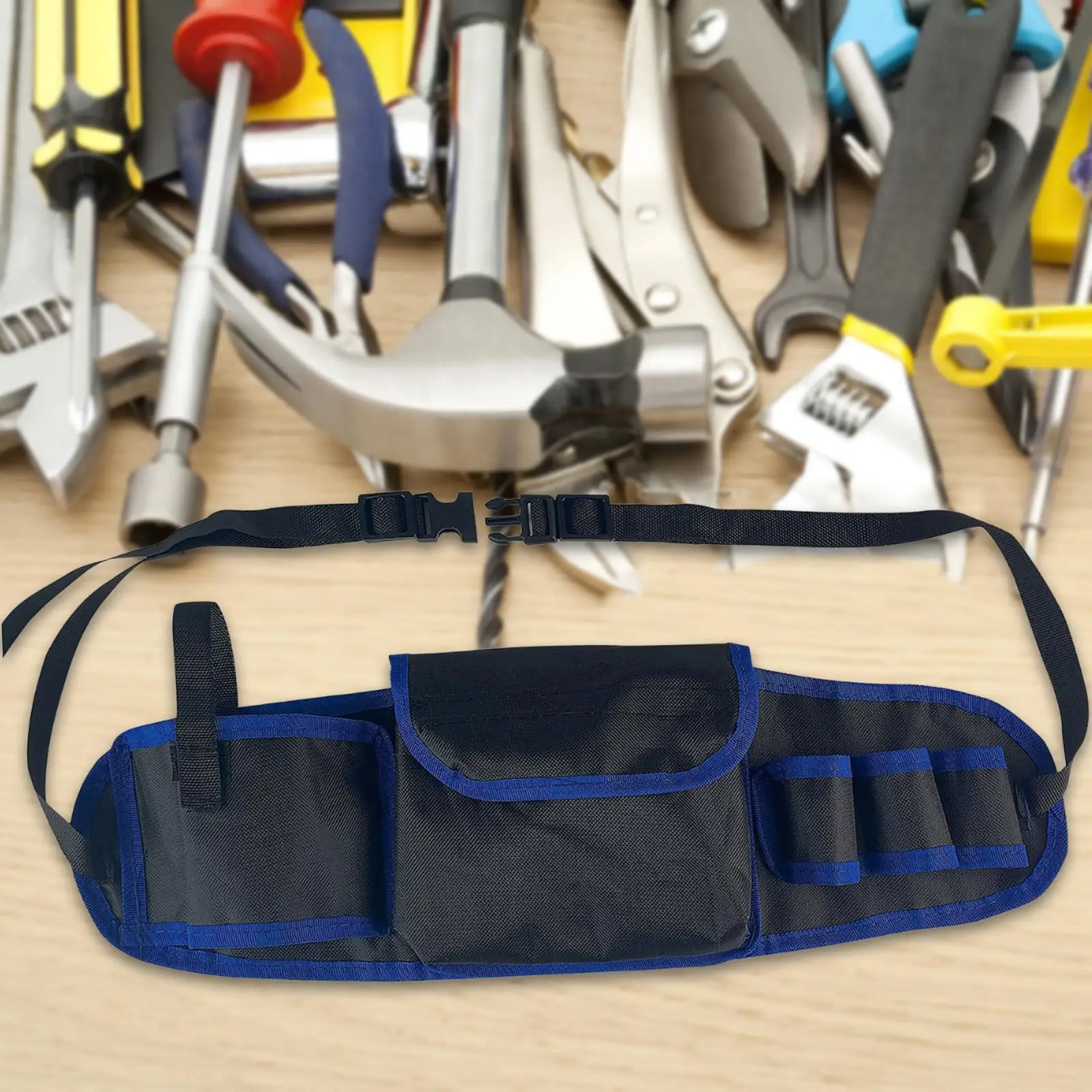 Tool Waist Bag Belt Tool Pouch with Adjustable Waist Strap,Oxford