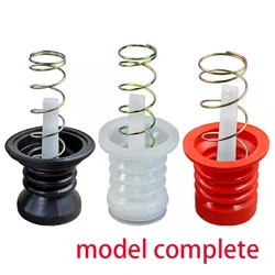 Washing machine drain and drain valve water blocking water seal rubber pad drain valve core spring