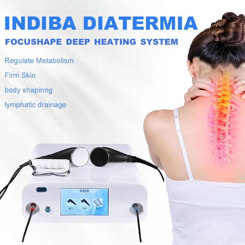 

CE New Approved Spain Technology INDIBA Deep Beauty Body Slimming Face Lifting System RF High Frequency 448KHZ Weight Loss