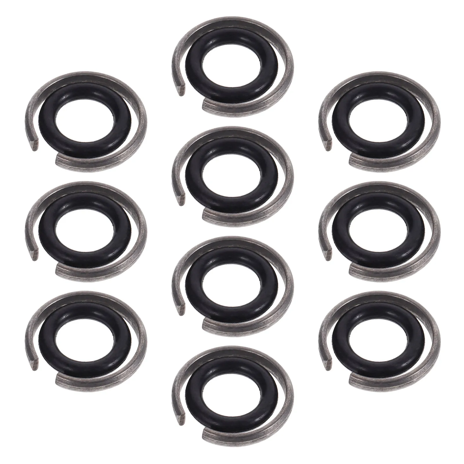10 Sets Impact Wrench Circlip 1/2 Retaining Ring with O-ring Inch Electric Tool Friction Rings 1/2