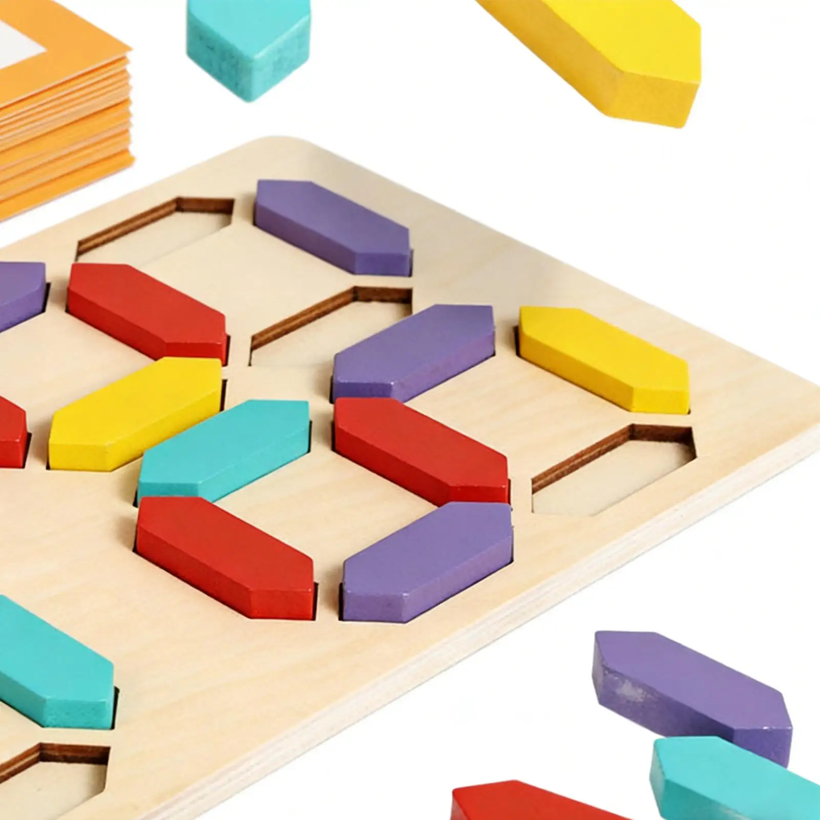 Holzpuzzles für Kinder, Zahlen-Herausforderungsblock, passendes Spiel, Holzpuzzle für Klassenzimmer, Schreibtisch, Kindergarten, Aktivitätsstrumpf