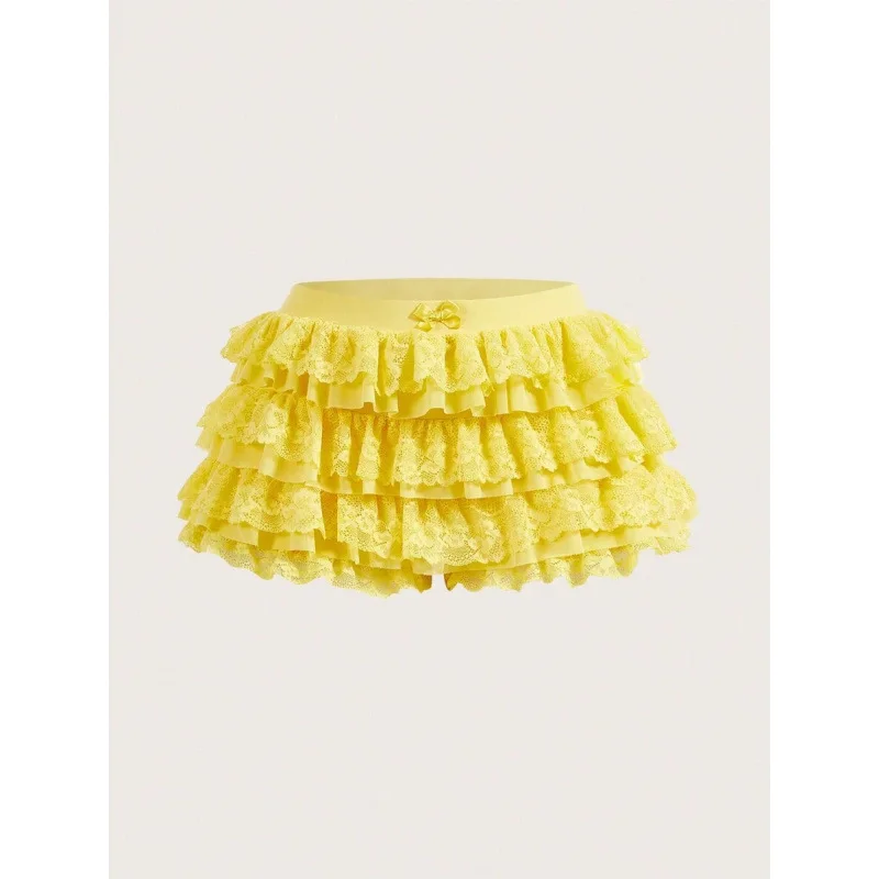 

Cake Short Pants Skirt Women's plus Size Half-length Skirts Fashionable Baked Goods Design Winter Collection Pear Shape