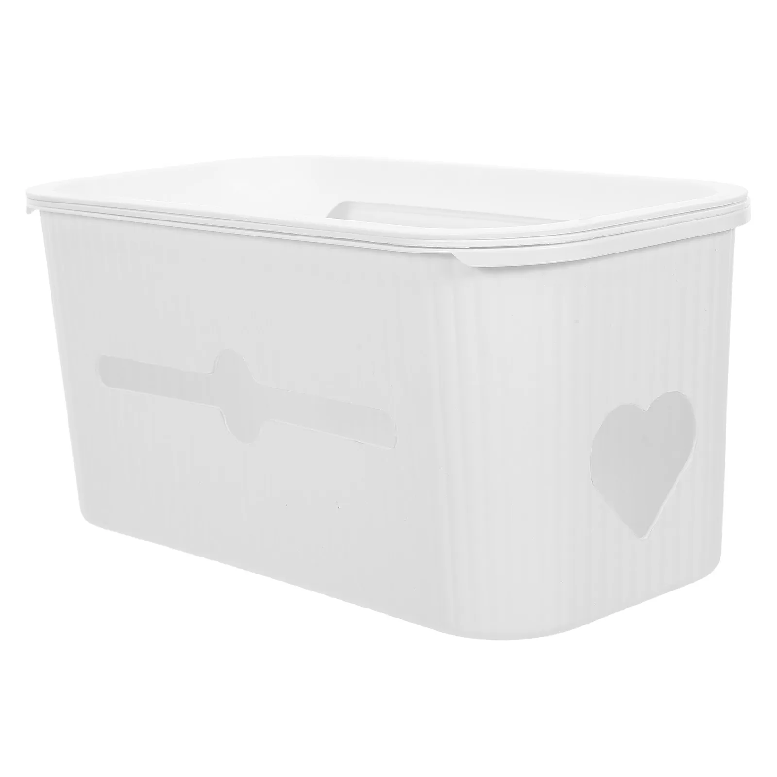 Baby Crib Diaper Organizer Hanging with Lid Bedside Storage Basket Nursery Organizer for Playpen Changing Table