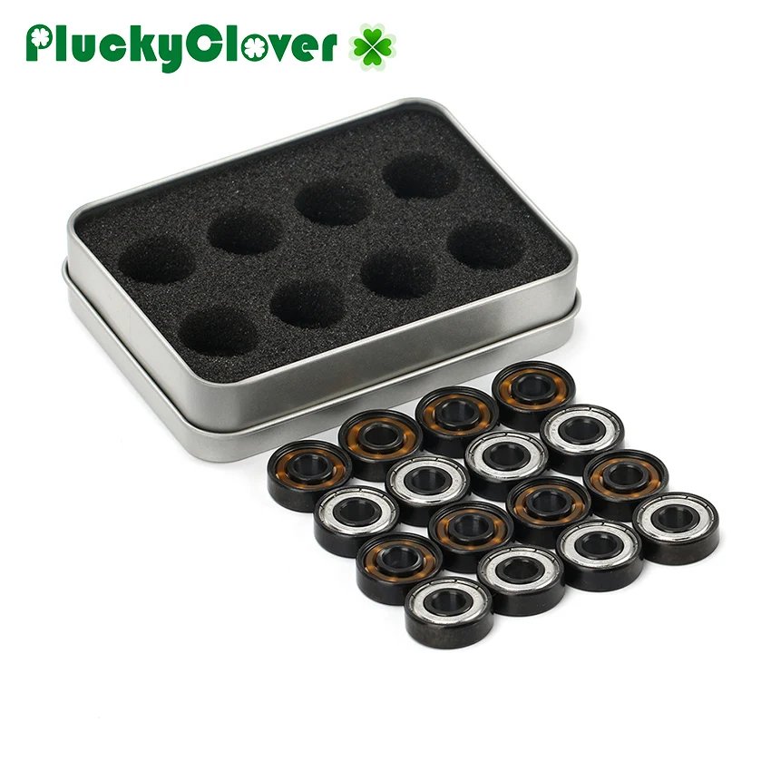 160pcs BSB Swiss Bearing 608 Ceramic Fast Inline Roller Skates Bearing 8mm Bore Skateboard Bearing Longboard Scooter parts