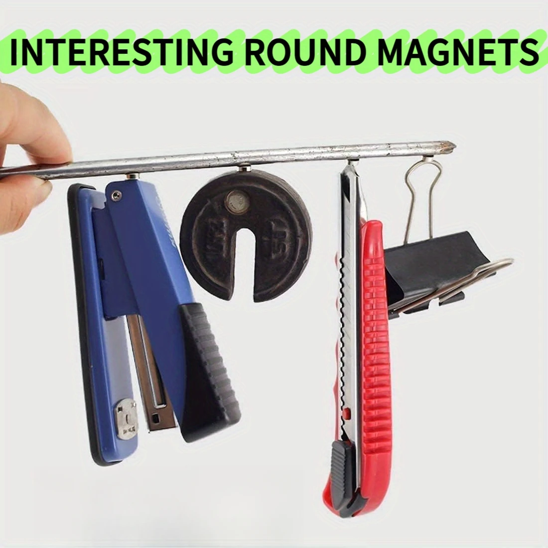 20–30 Stück 12 x 3 mm/15 x 2 mm runde Magnete, weit verbreitet in Kühlschränken, Dekorationen, Garagen, Büros, kompakt und praktisch – Detail 7