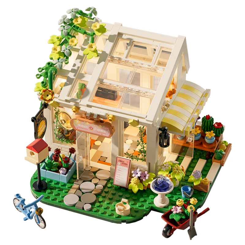 ToylinX 832 قطعة صغيرة لتقوم بها بنفسك زهرة عاشق البيت عدة اليدوية بناء ألعاب ديكور غرفة نوم المنزل هدايا عيد الحب #3