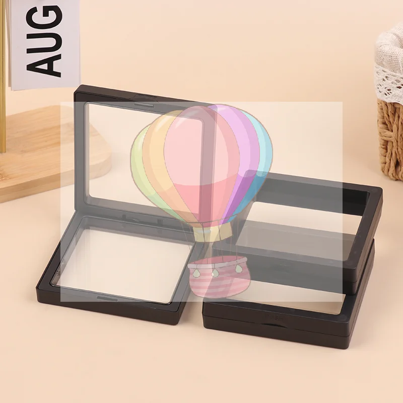 

10/20/30 шт. витрина 3D плавающая рамка подставка для ювелирных изделий тень подарочная коробка кольцо кулон держатель ювелирные изделия витрина