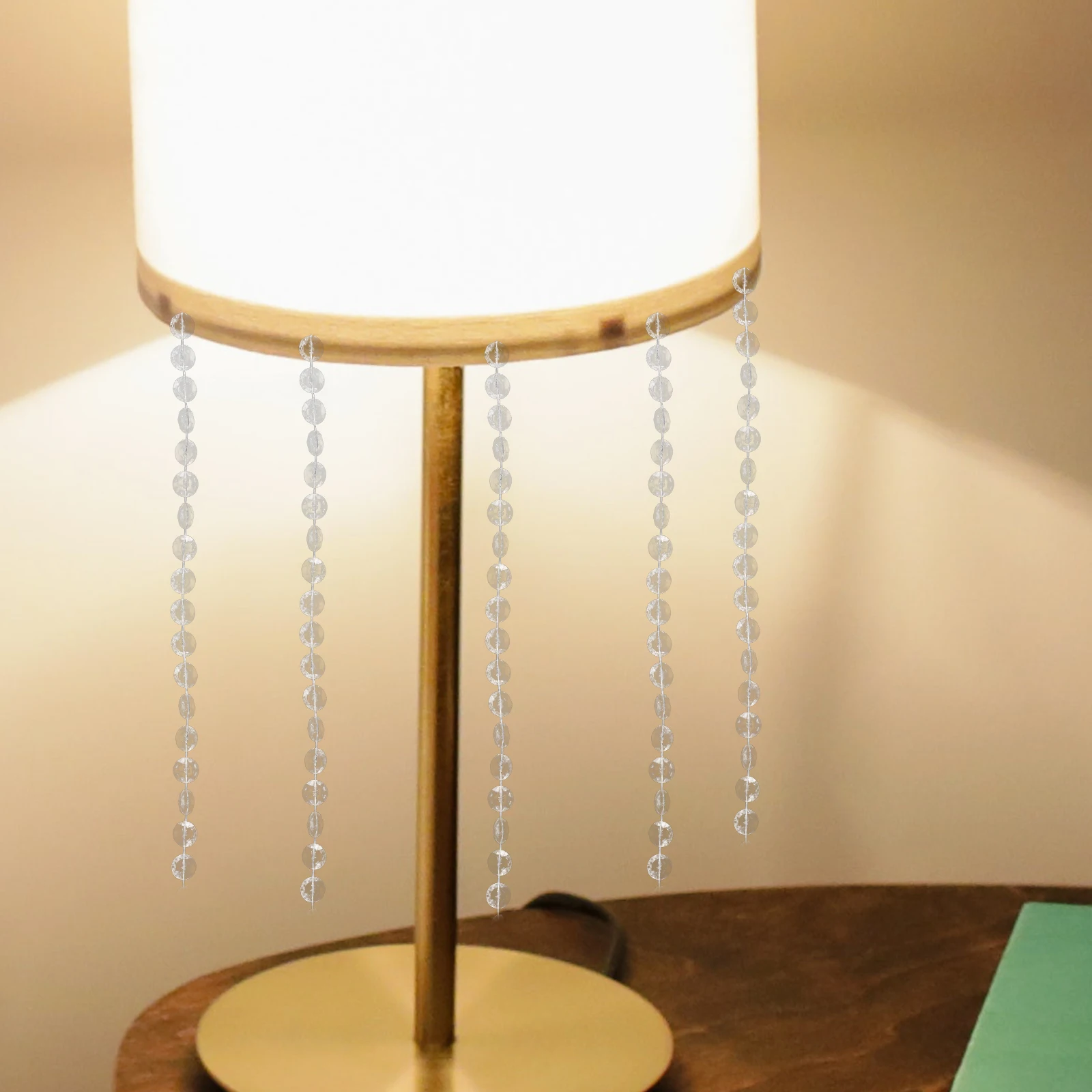 

1 Roll Flying Saucer Beaded Fringe Trim Decorative Curtain Fringe Trim Sofa Cushion Accessory DIY Craft Home Decoration