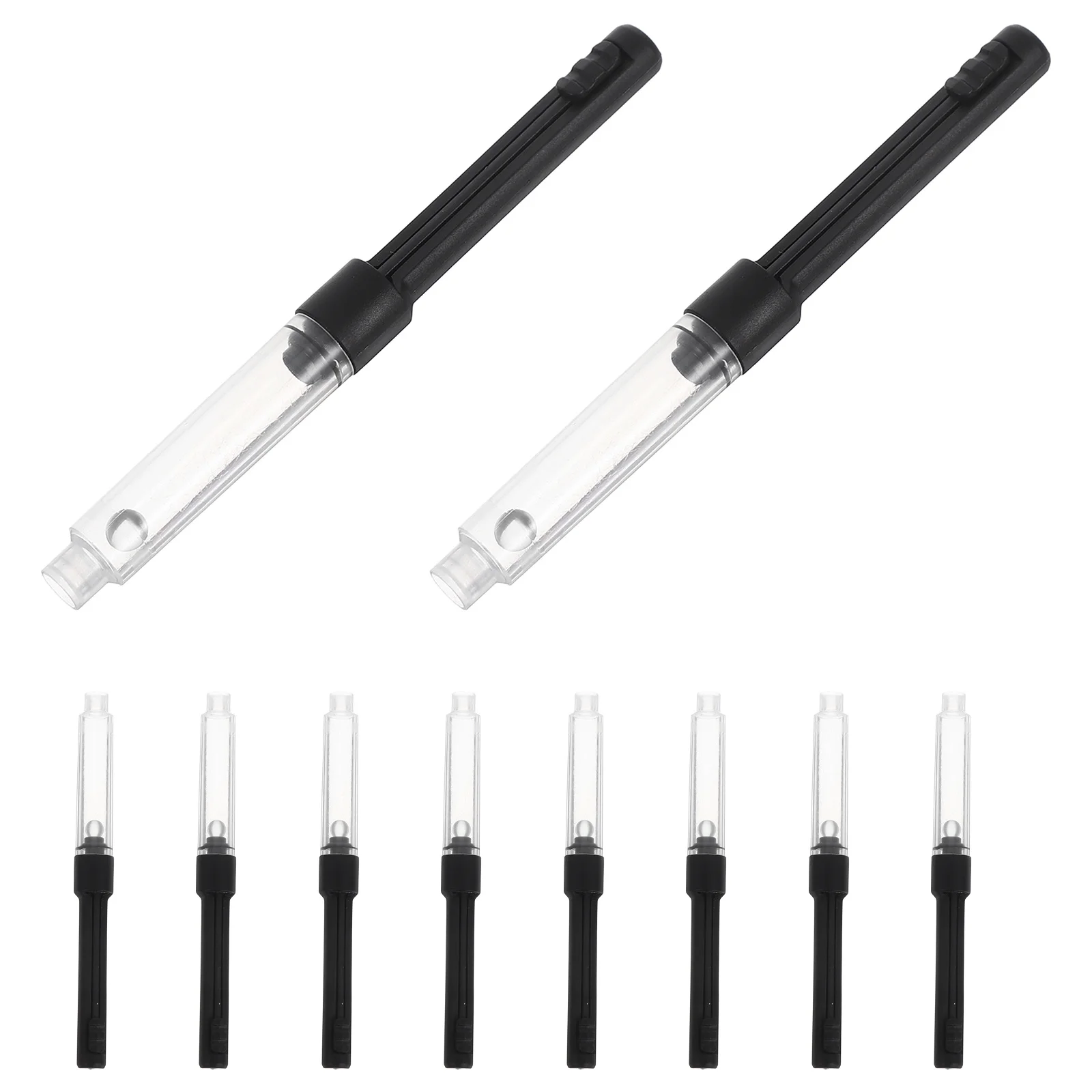 

10 шт., конвертер для перьевой ручки, многоразовые универсальные ручки большой емкости для письма, промокашка с чернилами, аксессуары для хранения воды