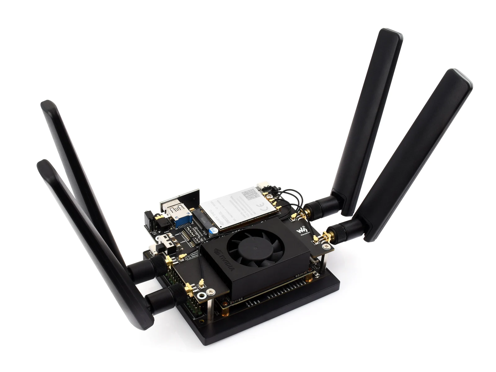 Waveshare 5G/4G/3G Module Designed For Jetson Orin, Includes RM520N-GL Module, Supports 5G NSA And SA Networking, GNSS Positioni