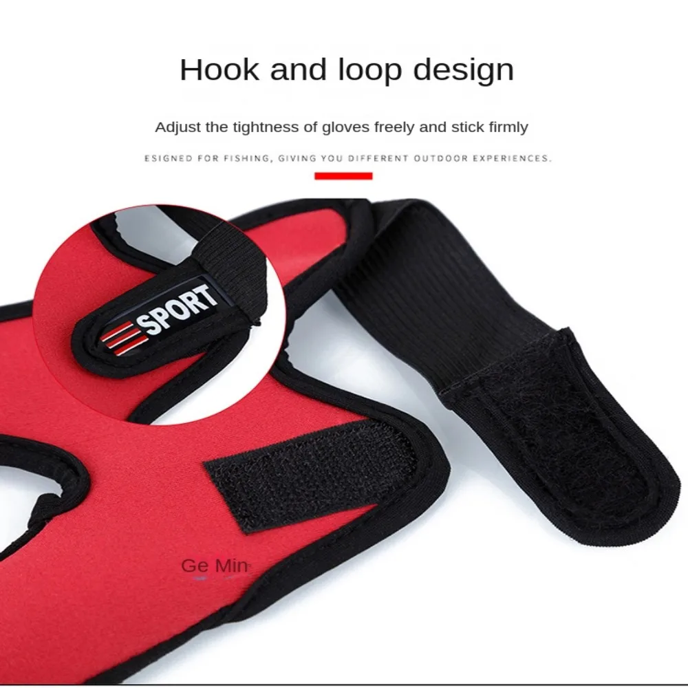 

Spring Summer Fishing Gloves Breathable Anti-Cut 2 Fingers Protector Anti-Slip Fishing Tackle Accessories Men Women Gloves