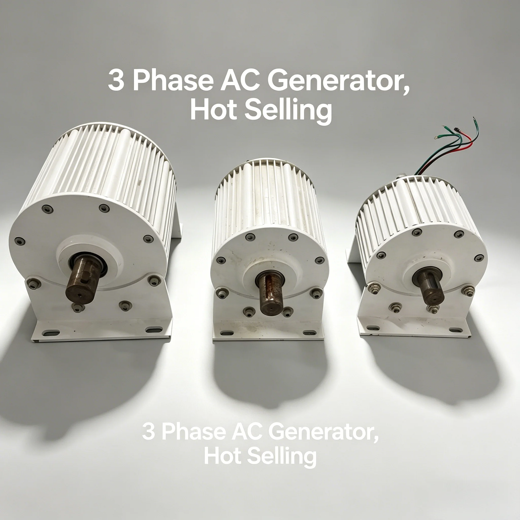 

Генератор переменного тока с постоянными магнитами 10 кВт, 220 В, 3 фазы, низкооборотный (PMG) для ветряных турбин, гидроэлектростанций, автономных систем и домашнего использования