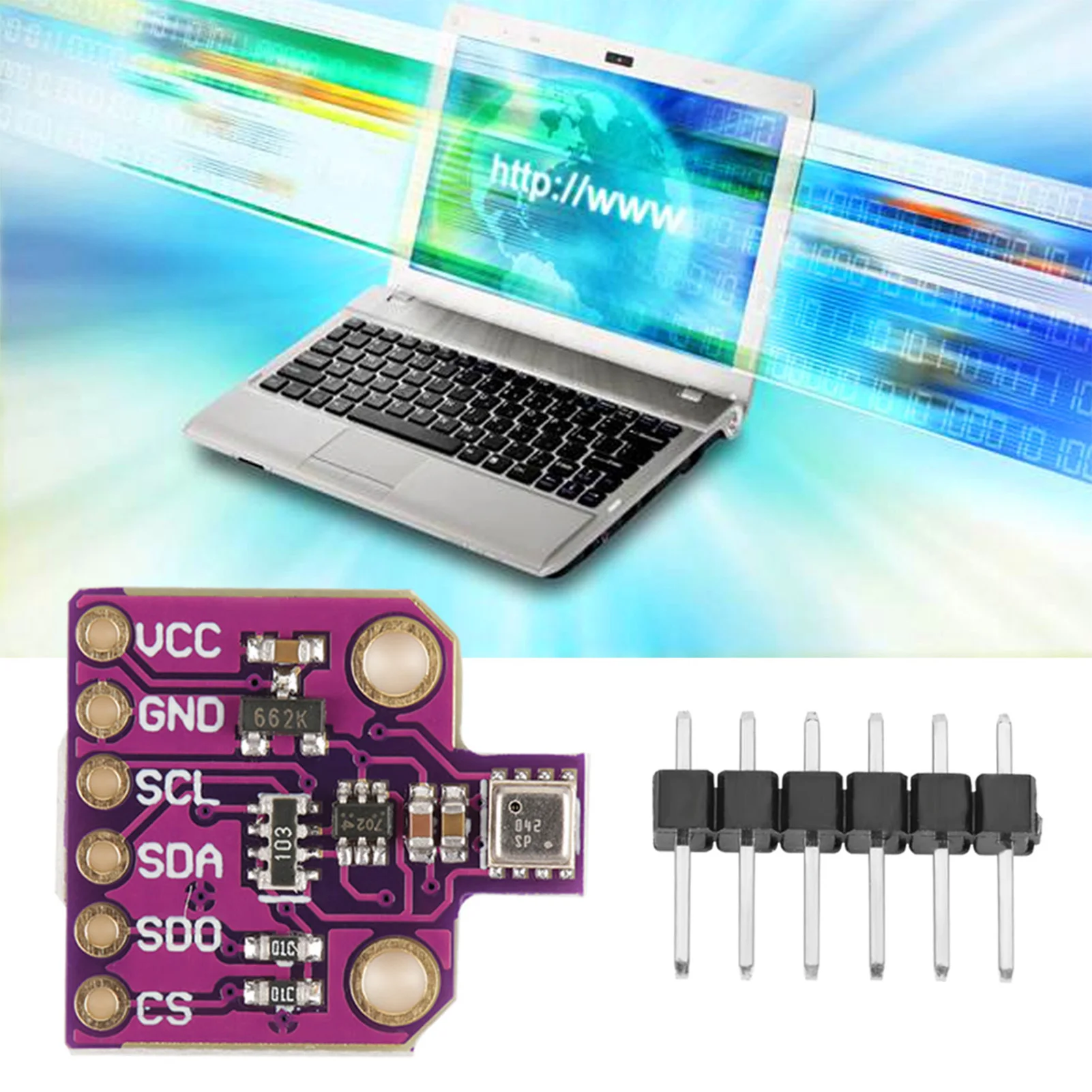 BME680 Ultra-Compact Temperature, Humidity & Pressure Sensor Development Board CJMCU-680 for IoT Projects