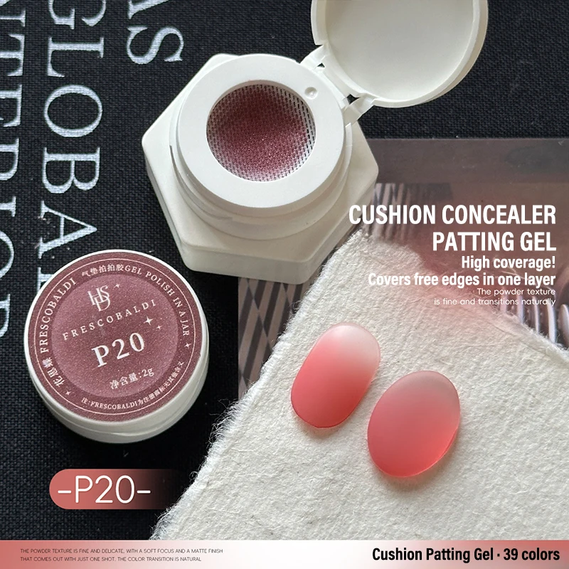 39-Farben Air Cushion Patting Gel Hochsättigendes Blush Gradient Ombre Nagelkunst Gel Ohne Reinigung Malerei Transfer UV LED Soak Off – Detail 12