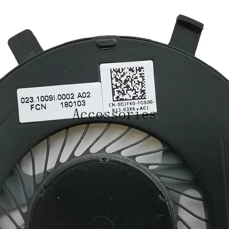 Ventilateur de refroidissement pour DELL Inspiron 13 7373 7370 5505T 5705T, refroidisseur d'aquarium 0DJFK0 TFB451005M20T FJJ8 023.1009I.0002