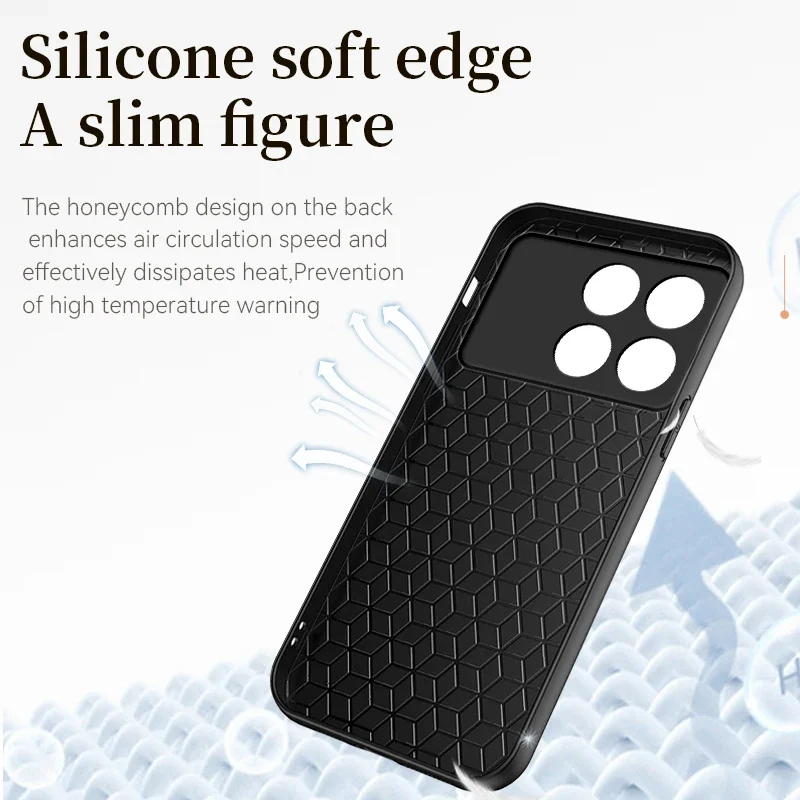 حافظة هاتف لهاتف Poco F7 Ultra F5 F6 X3 X4 F3 F4 GT X5 X6 X7 Pro حافظة كاملة للعدسات مع حامل غطاء خلفي ناعم من السيليكون #2