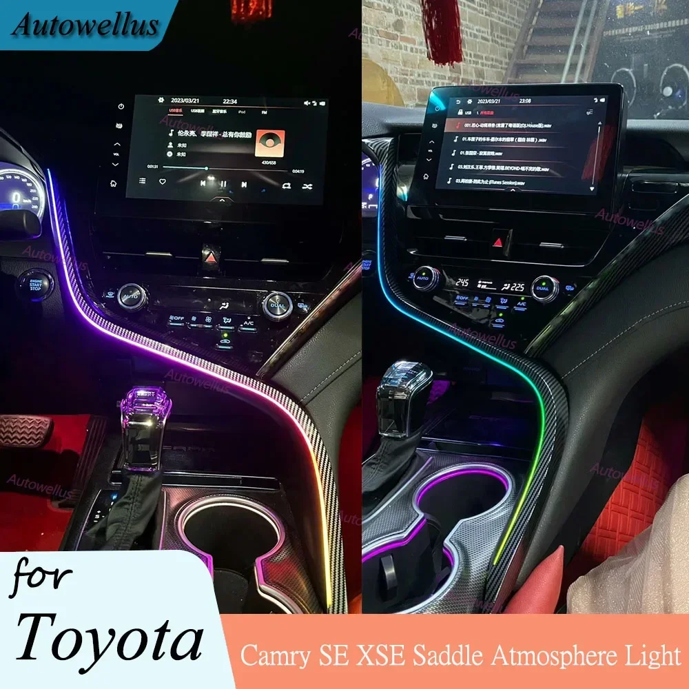 Seal Atmosphere Light Symphony Interior Romantic Lamp Environment Suitable For Toyota Camry Se Xse Camry Xv70 2018-2023 Lhd