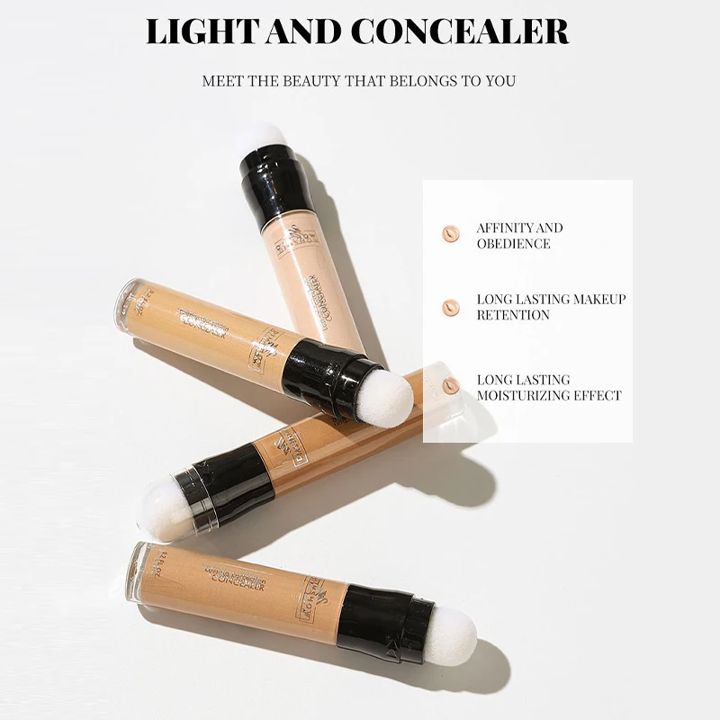 High Quality 4 Colors Multi-purpose Face Concealer Waterproof Moisturizing Oil-Control Brighten Contour Women Makeup Cosmetics